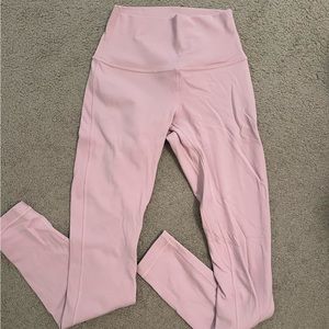 Lululemon align high rise pant 25” leggings light pink